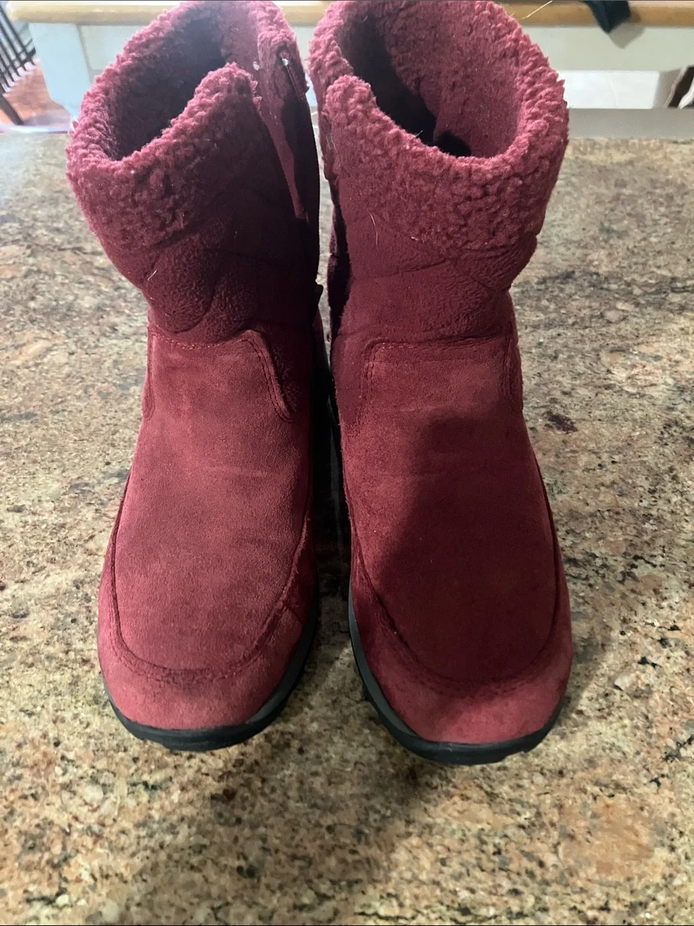 L.L. Bean suede ankle